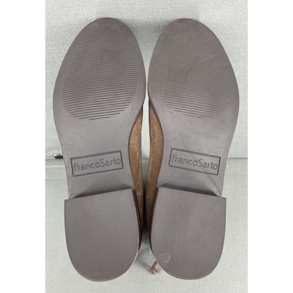 Franco Sarto Heeled Knee High Boots Women’s Size 6.5 Brown Wide Calf - Picture 7 of 10